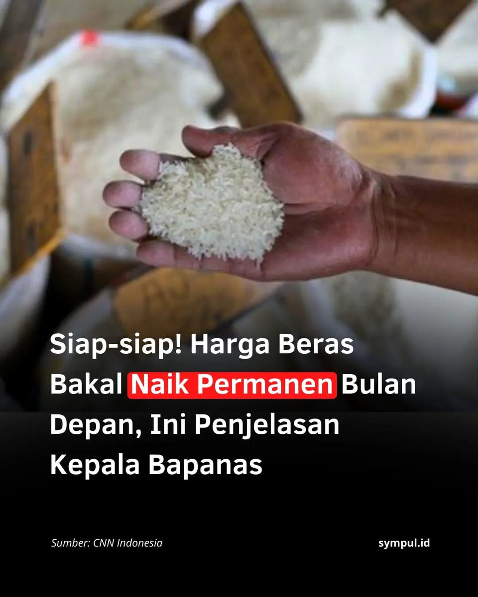 — Waduuh... 😢

🗞️: CNN Indonesia

#Sympul #BeritaIndonesia #InformasiTerkini #BreakingNews‌