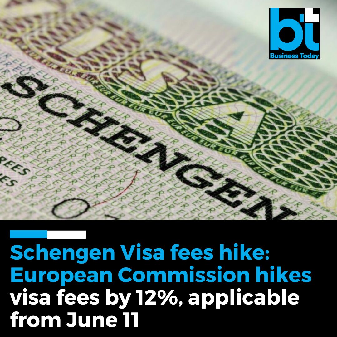 The European Commission will implement an increase in #SchengenVisa fees from June 11, 2024, according to Slovenia’s Ministry of Foreign and European Affairs. The new fee structure will see the cost for adult applicants rise from 80 pounds to 90 pounds, while the fee for children