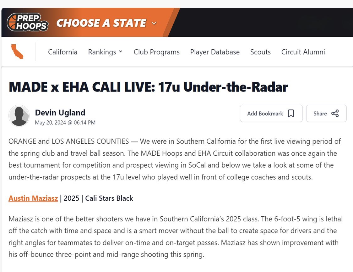 @madehoops X @EHACircuit Cali Live Tournament 🙏🙏 Thank you for the coverage @PrepHoopsSoCal