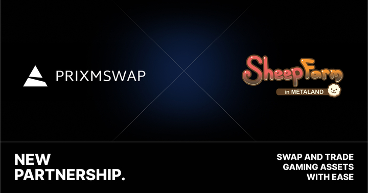 prixmswap's tweet photo. We're pleased to announce our big partnership with @SheepFarmMeta on @kroma_network .

This partnership signifies the ecosystem partnership potentially onboarding the liquidity pool of the $MARD token to Prixmswap.

More Details🧵 https://t.co/FPLvGVtrAi