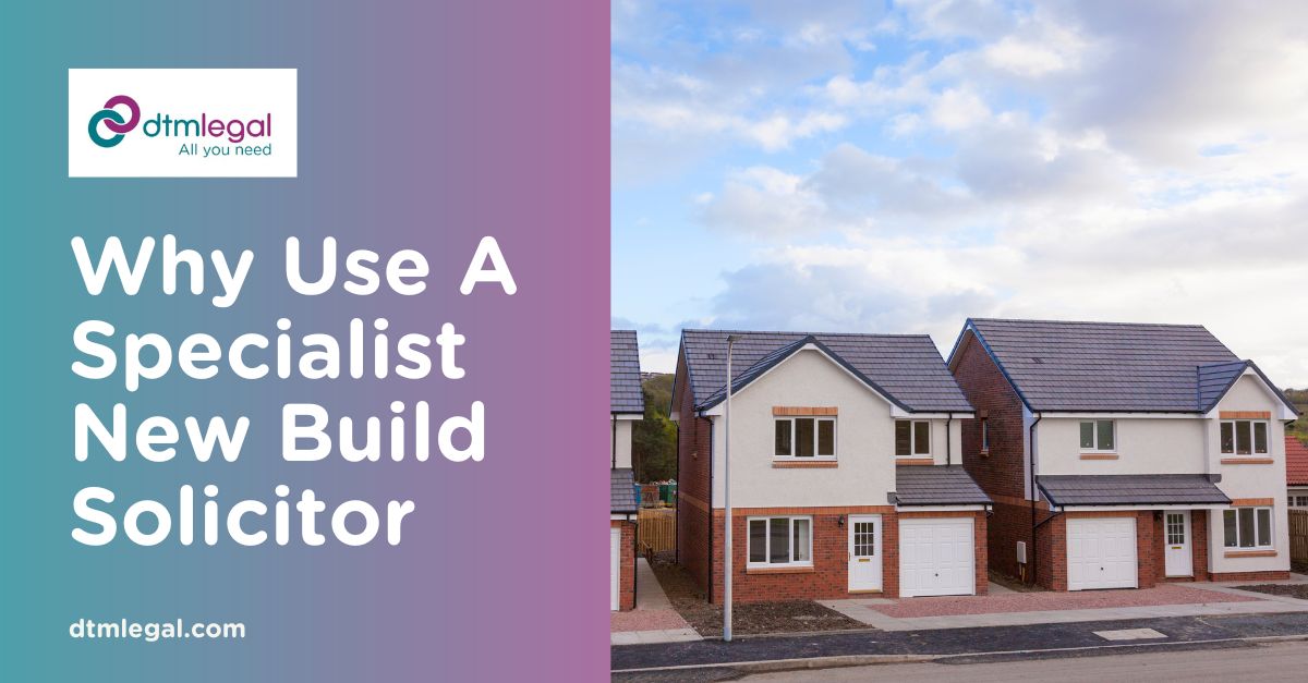 Buying a new build property? Most developers will have a panel of recommended solicitors who specialise in new build conveyancing. But what reasons are there to choose a specialist new build conveyancer? 

dtmlegal.com/legalupdates/w…