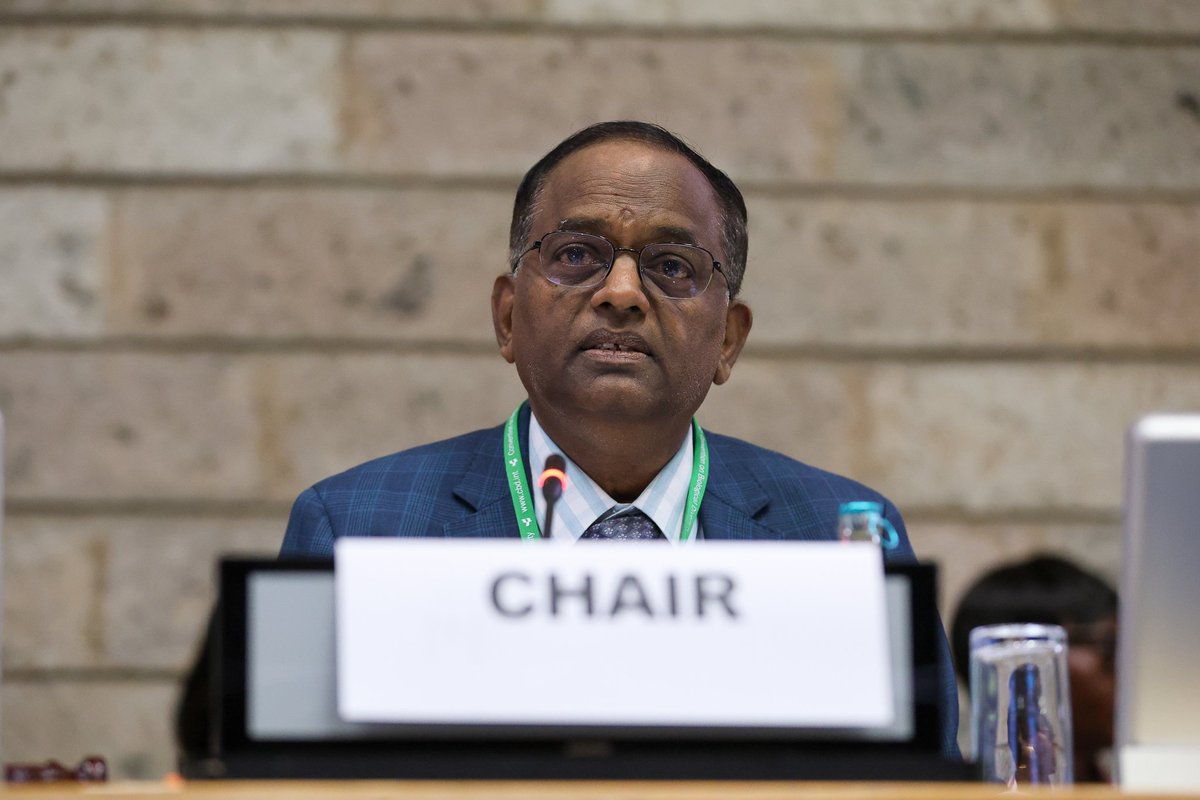 The Chair of #SB14 Chirra Achalender Reddy, welcomed participants to the meeting, making an appeal to those present to work hard and not make the history of #biodiversity conservation and sustainable use “a saga of missed opportunities.”