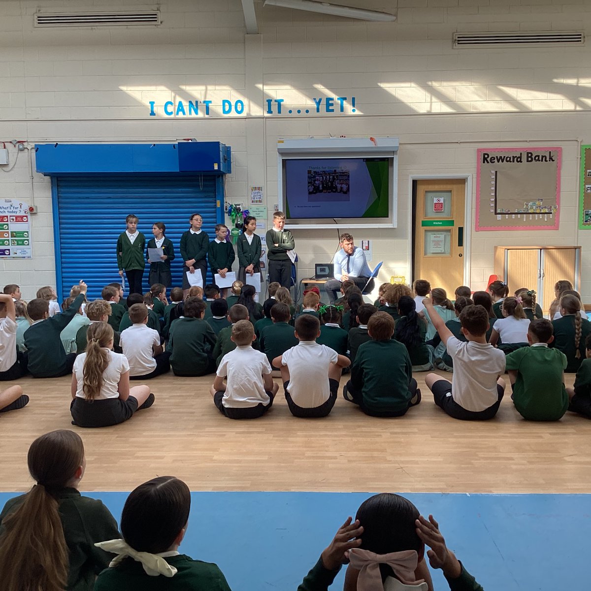 GatesPrefects's tweet photo. Great job with the assembly prefects! Can’t wait to see who our next prefects will be! https://t.co/d26tNsGyE2