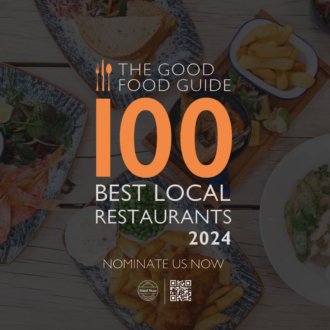 WatchHouseCafe's tweet image. 🤞 We’re excited to share that we are in the running to be in @GoodFoodGuideUK's Top 100 Local Restaurants! We’d love your support and your nomination would help us celebrate our amazing team and their hard work.

Nominate us here: thegoodfoodguide.co.uk/best-local-res…