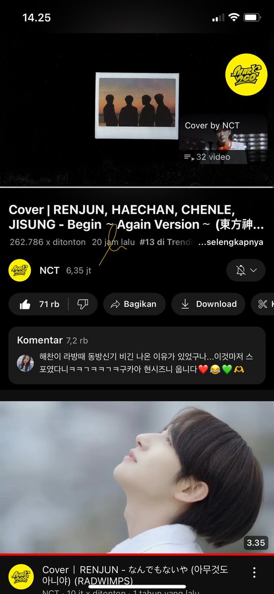 hpykrs's tweet photo. 🦊🐻 STREAMING PARTY 🐬🐹
Begin ～Again Version～ (東方神起(TOHOSHINKI))
 
🔗  https://t.co/fT9aB7xifZ

‼️ DON'T BREAK THE CHAIN ‼️

Izin Tag: @hrjchanie @deardhr @yellwfox 

#RENJUN #HAECHAN #CHENLE #JISUNG #NCT #NCTDREAM
#Begin_Again_Version 
#동방신기 #TVXQ! #東方神起 #cover https://t.co/PAFG1oz3i9