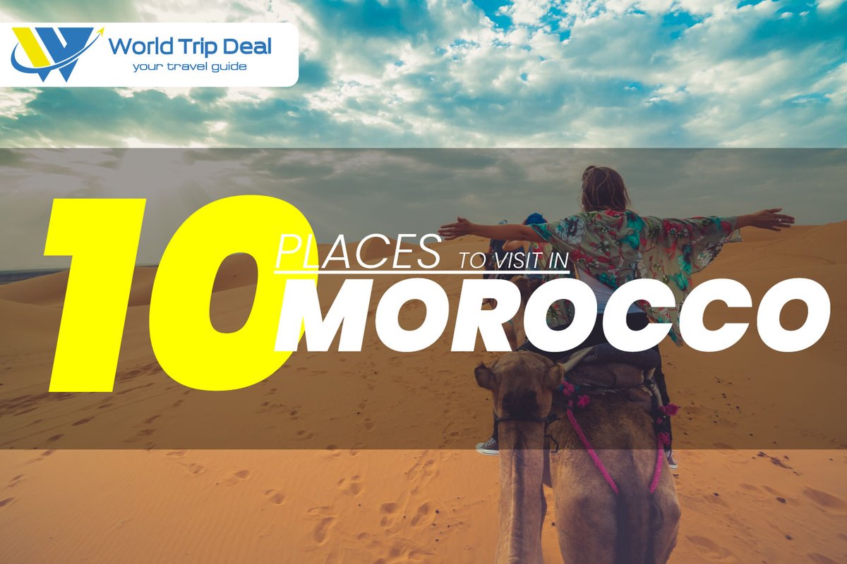 Dreaming of Morocco? 🇲🇦 Explore Marrakech's colorful markets, lose yourself in Fes's historic medina, or unwind in Essaouira's serene beaches. Start your adventure with #WorldTripDeal! #TravelMorocco #Wtd 👉tinyurl.com/yjv6v5hb