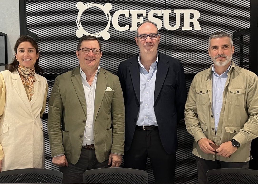 ⁩Reunión con <a href="/CesurEdelSur/">CESUR</a>, Fernando Seco vicepresidente ejecutivo,es muy importante la colaboración con el tercer sector para las zonas vulnerables.