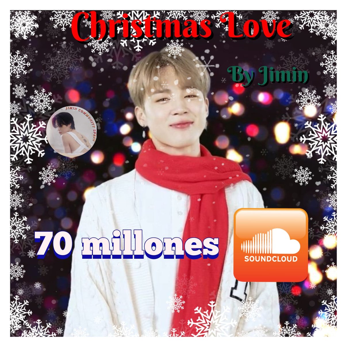 #ChristmasLove de #Jimin supera los 70 millones de streams en SoundCloud. 💛

CONGRATULATIONS JIMIN
SOBOK SOBOK ❄️