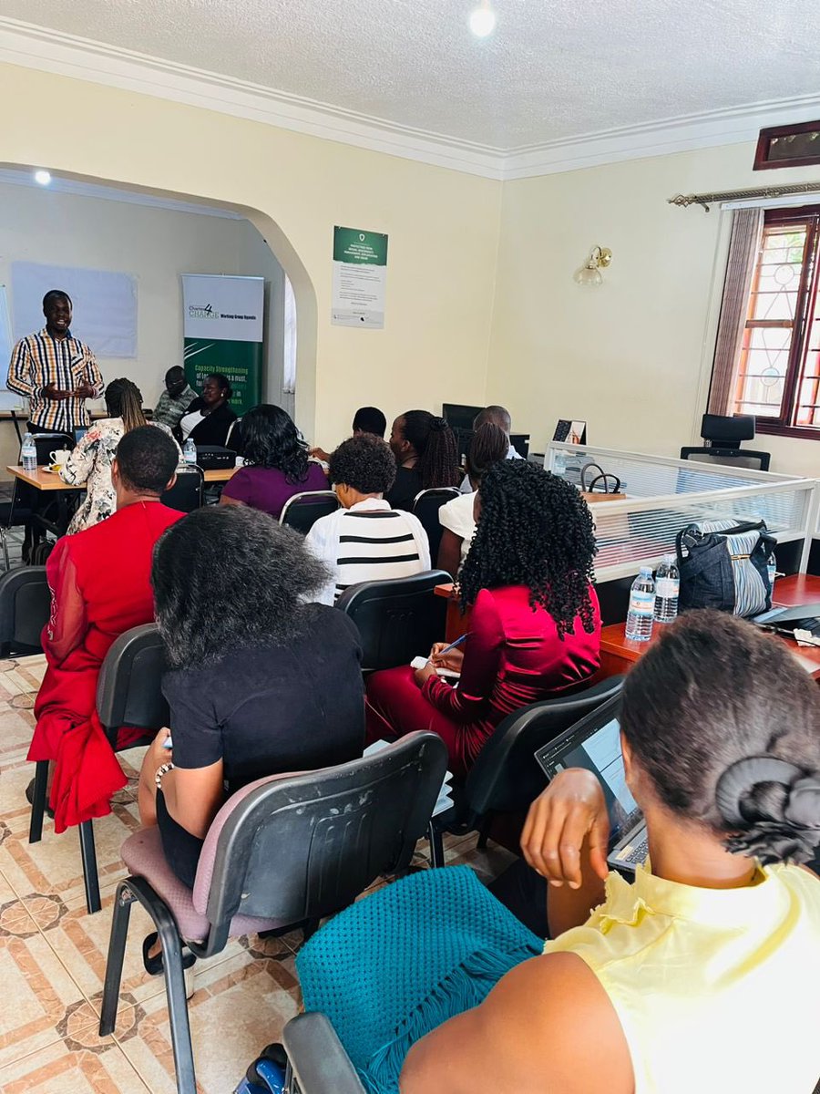 Our team leader @iankiko1 also the Central Region Coordinator @C4C_Uganda giving opening remarks at the Central Region Consultation meeting with women-led and Women serving organizations on feminism in the localization agenda organized in-partnership with @CAREUganda