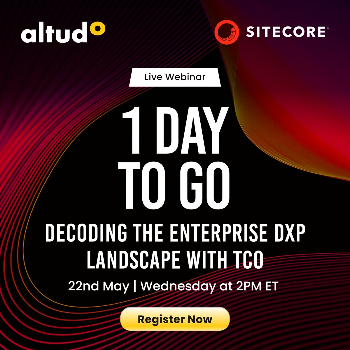 #WebinarAlert with Sitecore on May 22 at 2 PM ET:
📆Join us to know the latest trends of #DXP landscape & how #Composable DXPs can enhance agility for your business: altudo.co/insights/webin…

#CXStrategy #DigitalExperiencePlatform #SitecorePartner #AltudoWebinars