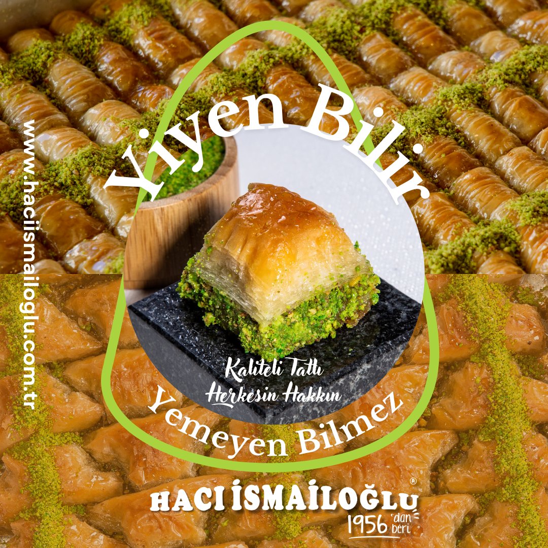 haciismailoglu0's tweet photo. Bu tadı yiyen bilir, yemeyen bilmez. Yiyenlerden olun 😋
____________________
☎️ | 444 1956
🖥 | https://t.co/VkqdxS9nIr
🛵 | Paket Servis Var
🕥 7/24 Açık
#hacıismailoğlu #baklava #tatlı #ankara #fıstıklıbaklava #badayif #havuçdilimi #kadayif #kadayıftatlısı #fıstıklıkadayıf https://t.co/a0LOoJzvuQ