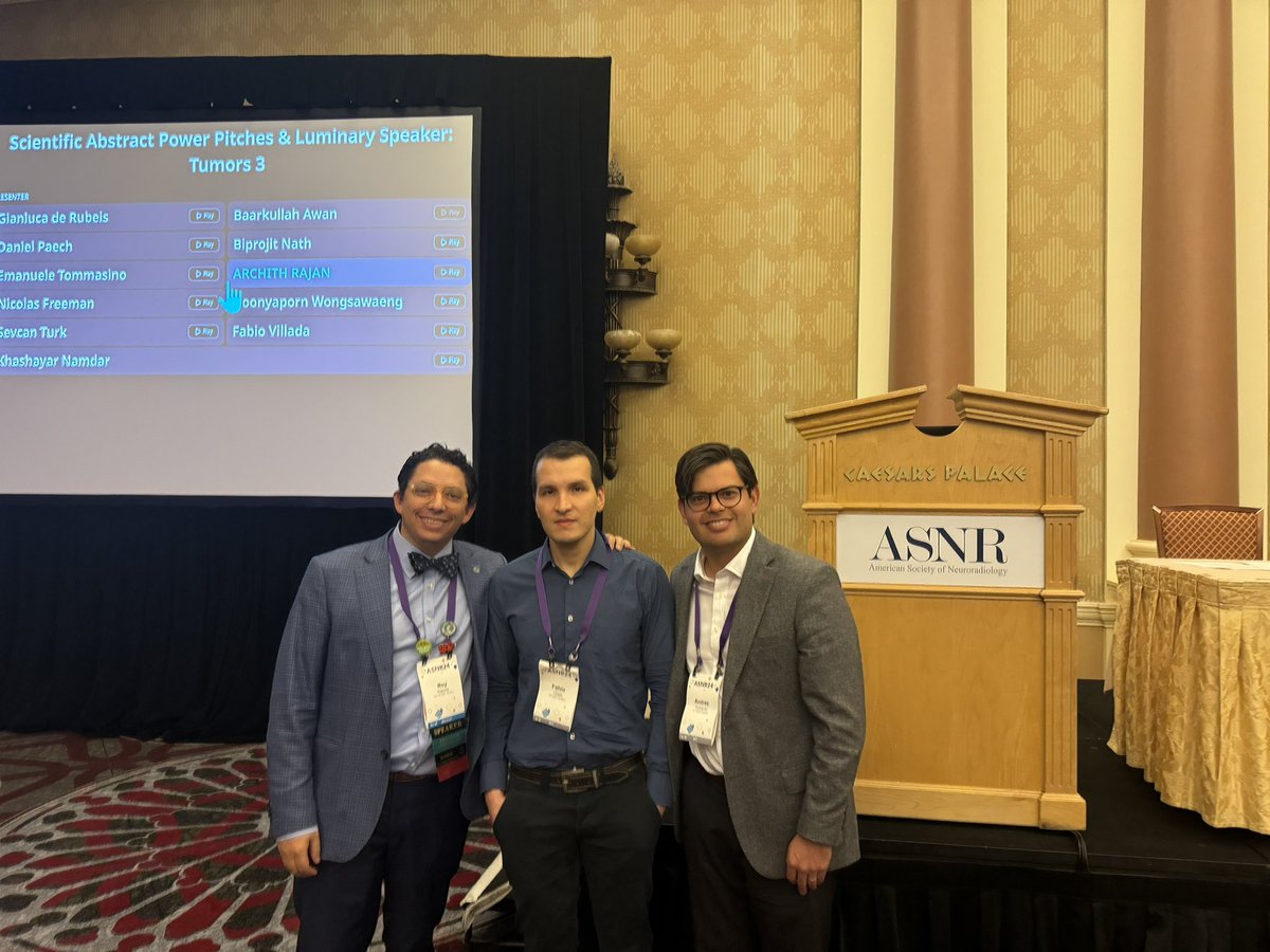 RoyRiascosMD's tweet photo. 🌟 Feeling incredibly proud watching our #UTHealth team shine at #ASNR2024! Their teamwork and dedication are inspiring. A big thank you to everyone involved—your hard work truly makes a difference! 🙌 #Teamwork #Gratitude #NeuroradiologySuccess @UTHealthRadRes @UTHradiology https://t.co/8InUvD8jIO