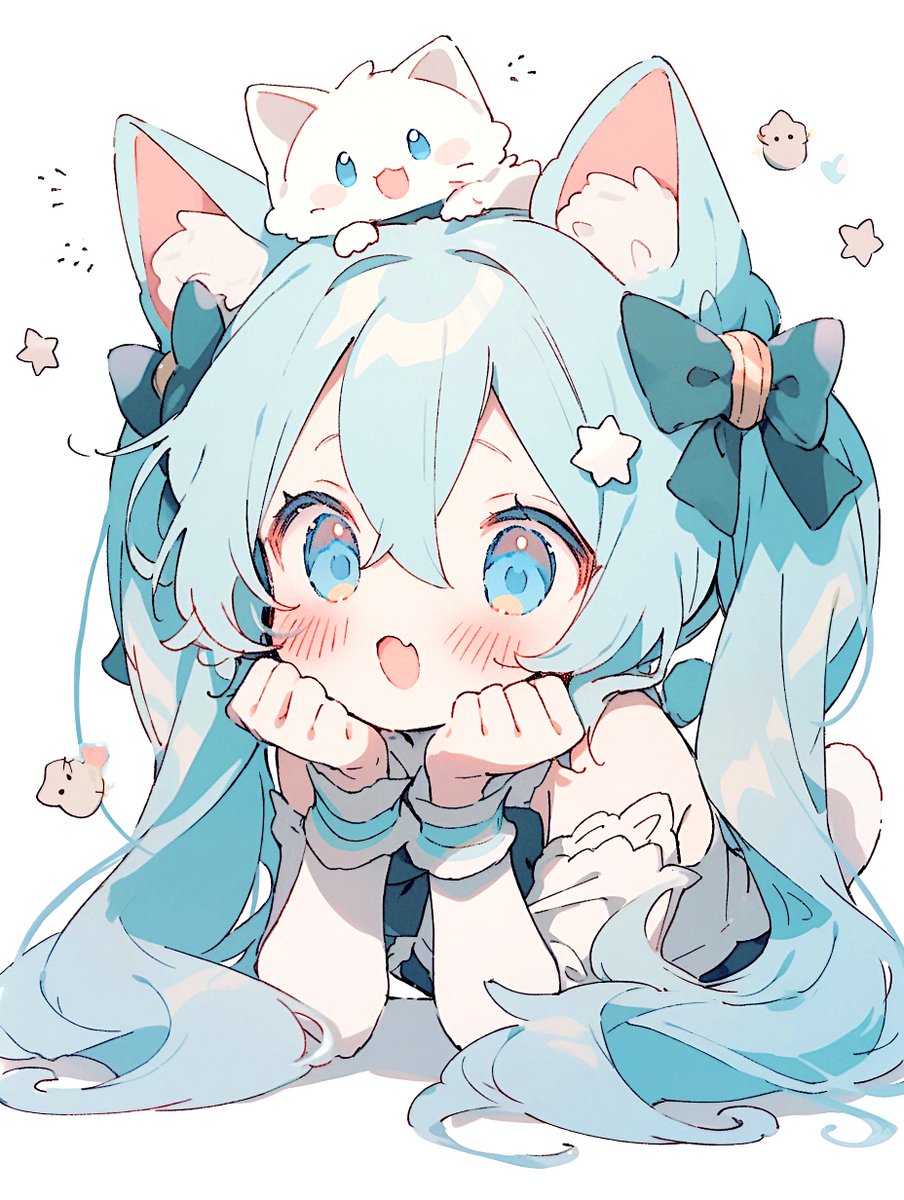 初音ミク５６８ ずっと頭を悩ませていた問題が、これ以上は無いという形で解決した。ハッピーな気持ちで作りましたｗ #AIArtwork #AIイラスト #初音ミク #HatsuneMiku