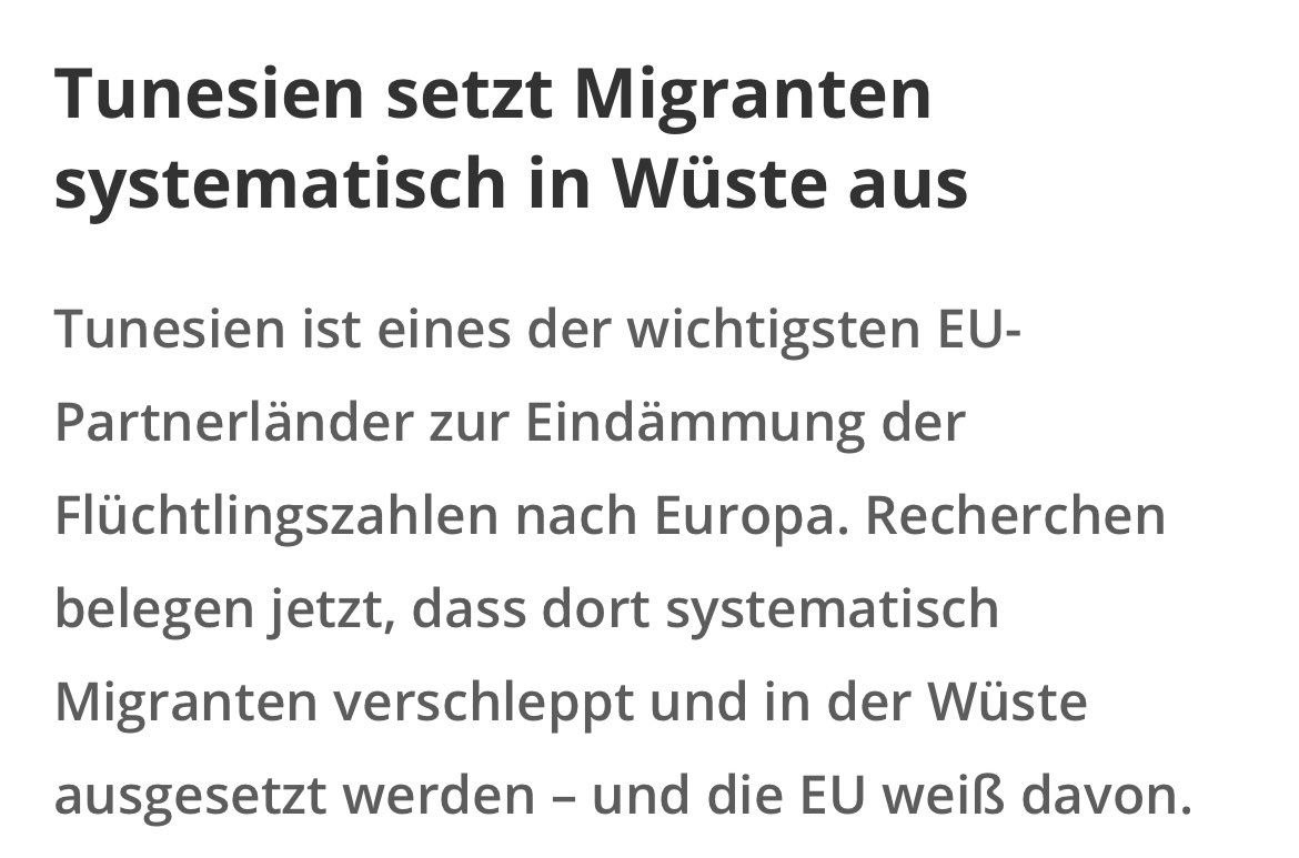 tkdmatze's tweet photo. In #Tunesien werden Migranten SYSTEMATISCH in der Wüste ausgesetzt.
Und die EU schaut zu.
https://t.co/TlWiM1ttva https://t.co/QQq1fH2V4u