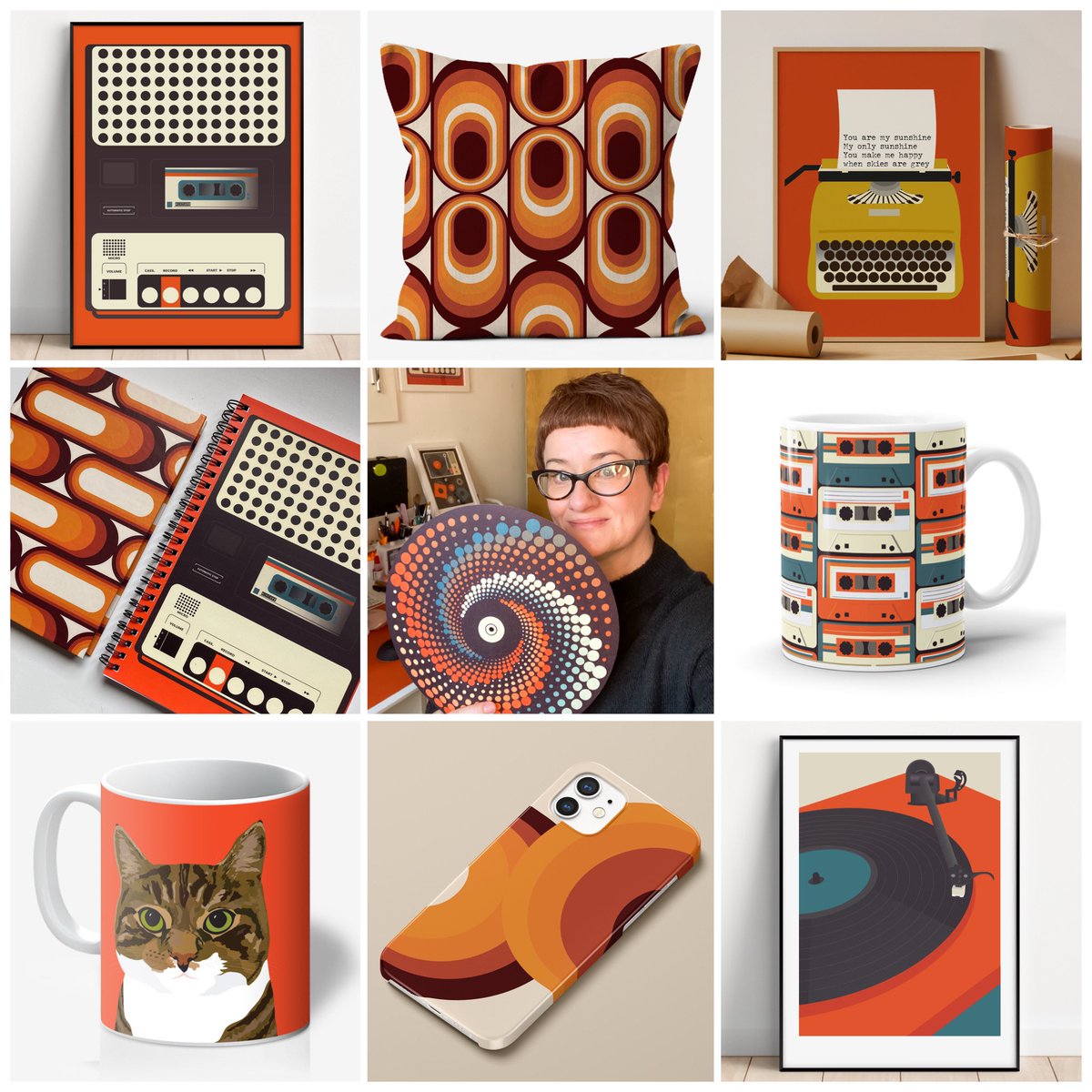 I’m back! 
My shop is open and full of bold & colourful prints, homewares and stationery. 
Have a look gailmyerscough.co.uk