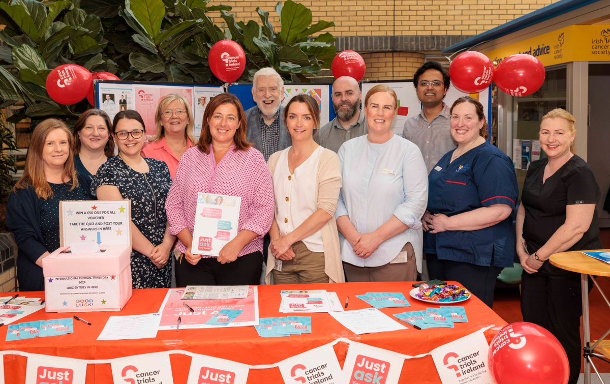 2/3) Yesterday was International Clinical Trials Day - huge 🙏🙏 to everyone for beating the drum at sites! The pics are smashing!! 👏👏👊 @UCDCancerTrials @svuh @BeaconCtru @hrbireland @IrishCancerSoc @CancerTrialsUHW @DMHospitalGroup