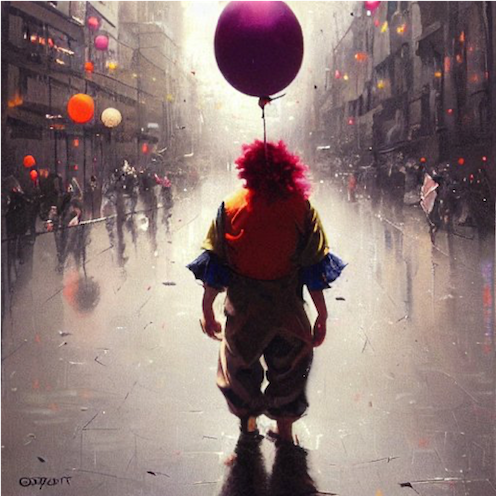 Clown with balloons – a 1/1 #NFTartwork that's a must for dedicated #nftcollector #nftcollectors . Elevate your #NFTCollections or #NFTGallery with this unique piece.

#NFTCommunity #NFT #nftart #nftarti̇st #NFTs #OpenseaNFTs 

opensea.io/assets/matic/0…