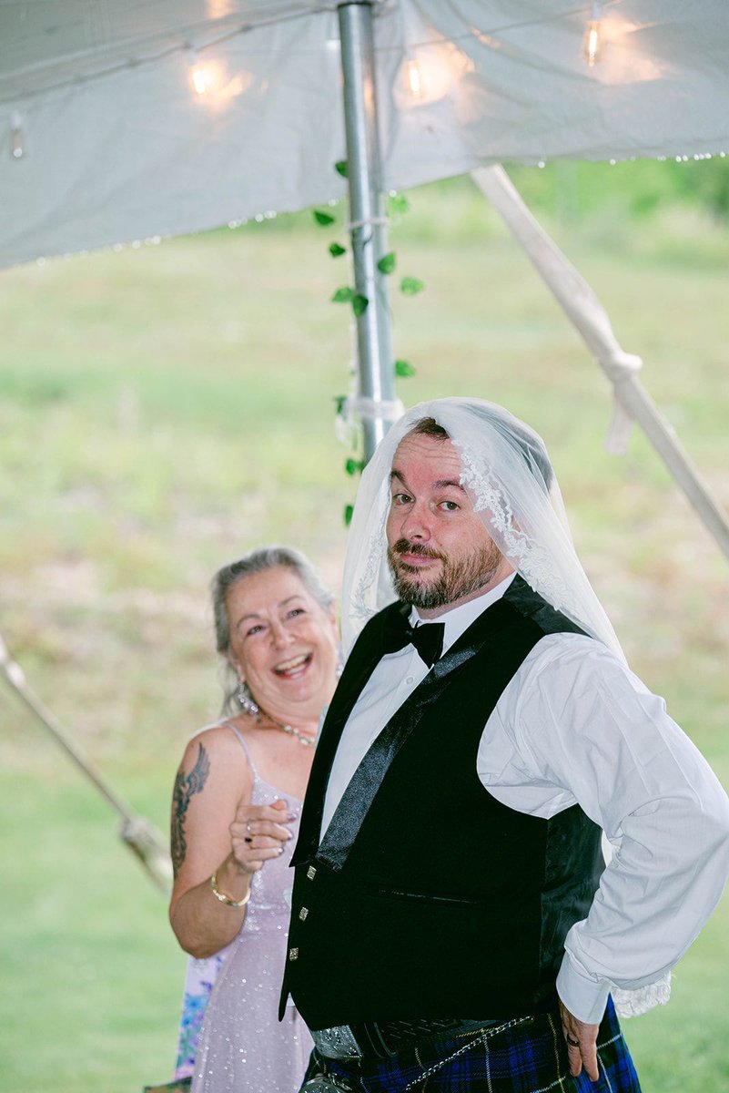 ToxicTeapot's tweet photo. Ring bears and lightsaber tunnels! A fine day to get married to @Wool_Witch https://t.co/a5TqMXzDKF
