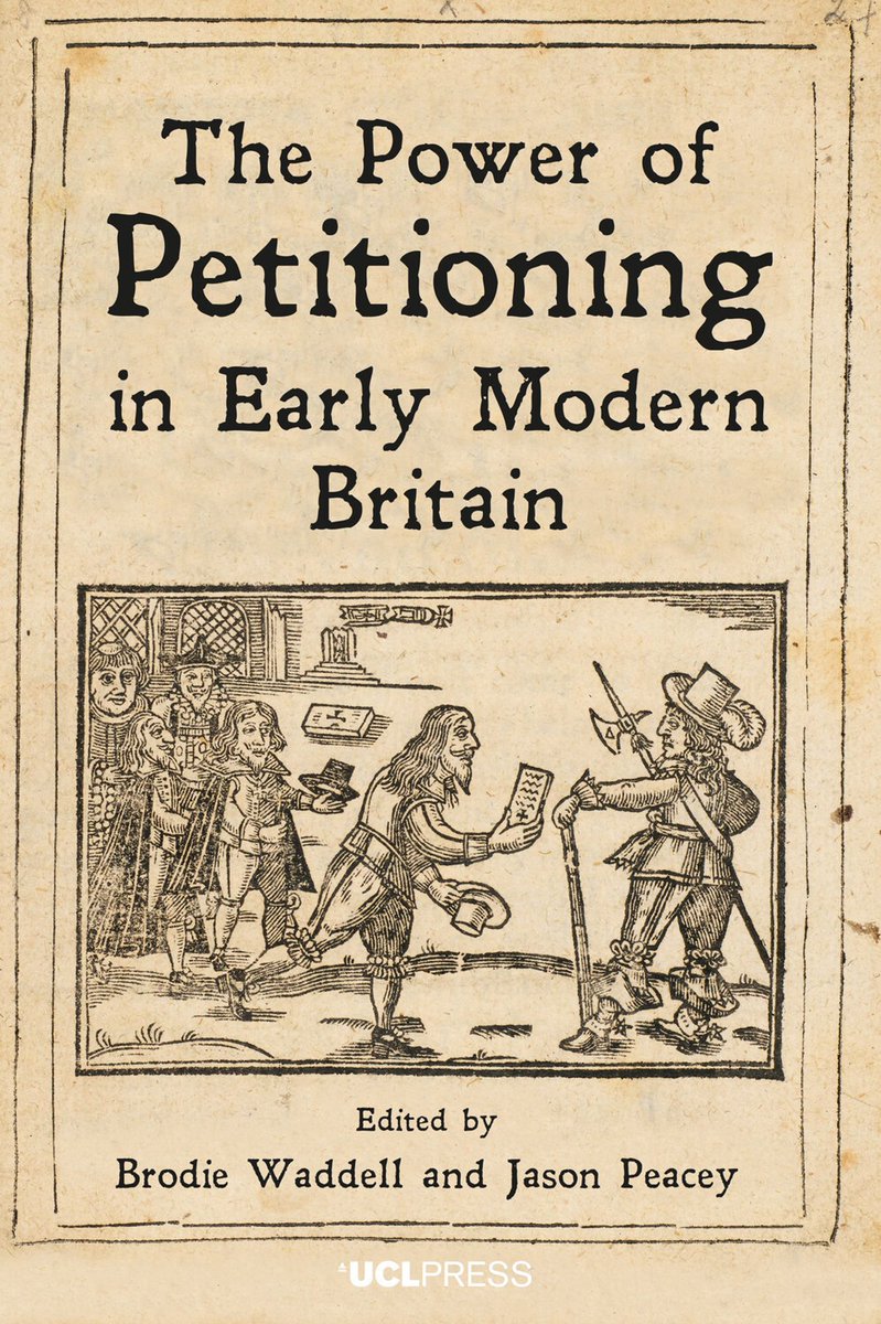 It's here!! *The Power of Petitioning in Early Modern Britain* Published #OpenAccess by @UCLpress, chapters from @treorchyexile, @EllyRobson9, @sharon_howard, @HannahWorthen, @ImogenPeck2, @KarinBowie, @annlaurahughes & J. Peacey: petitioning.history.ac.uk/blog/2024/05/n… #PowerOfPetitioning