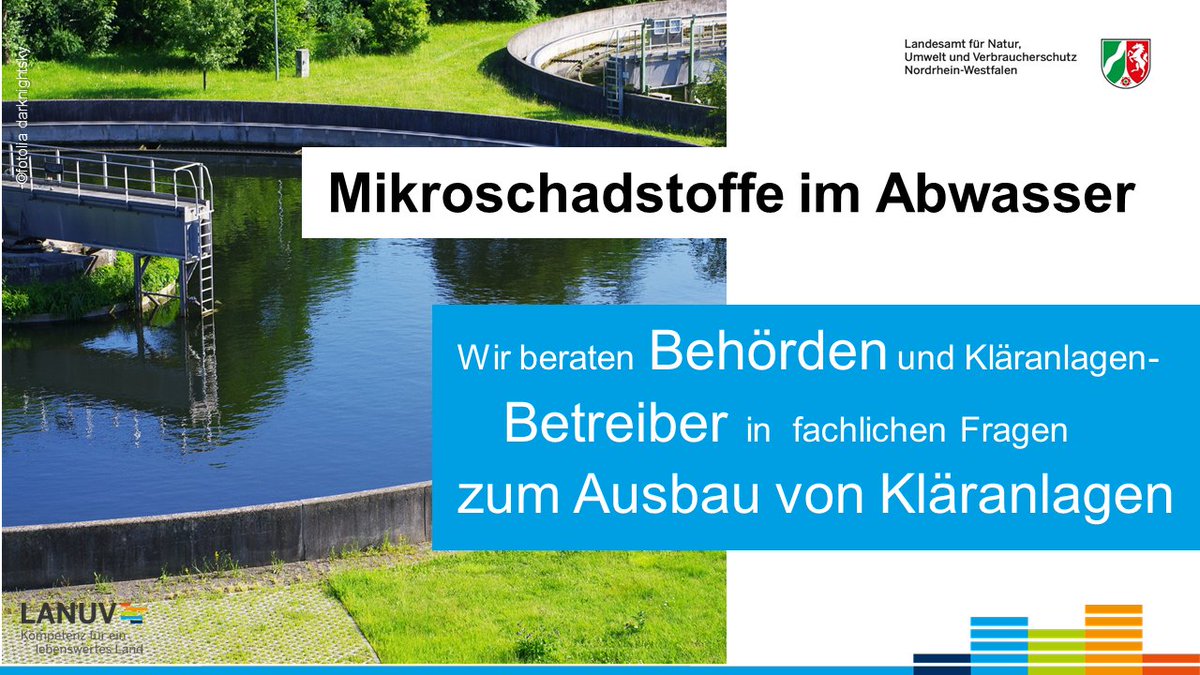 Die LANUV-Kompetenzstelle „#Mikroschadstoffe im #Abwasser“ begleitet Forschung & Entwicklung, analysiert den Stand der Technik, bereitet Erkenntnisse auf und stellt Fachinformationen bereit. Fachinformationssystem: mikroschadstoffe.nrw.de Mehr: lanuv.nrw.de @UmweltNRW