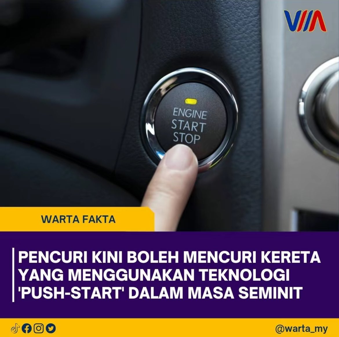 she_rns's tweet photo. Seram baca news macam ni 👀

Tapi macam mana dorang buat eh? 

I yg takda kereta ni pulak yg risau terlebih. Tak boleh bayang bangun2 tidur hilang kereta 😭 https://t.co/fzJfACMDG0