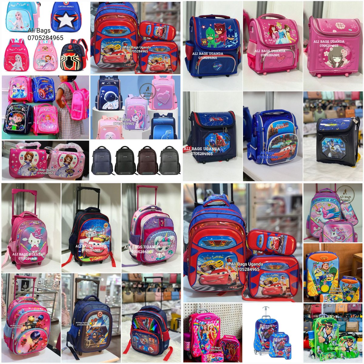 alibagsug's tweet photo. SCHOOL BAGS at affordable prices
Whatsapp: 0705284965 / 0782242662
#bags #schoolbags #backtoschool #travelbags #wholsale #bagswholesale #bagsforsale #bagsinkampala #kampala #uganda #bagsinuganda https://t.co/0LnCWTGHuW