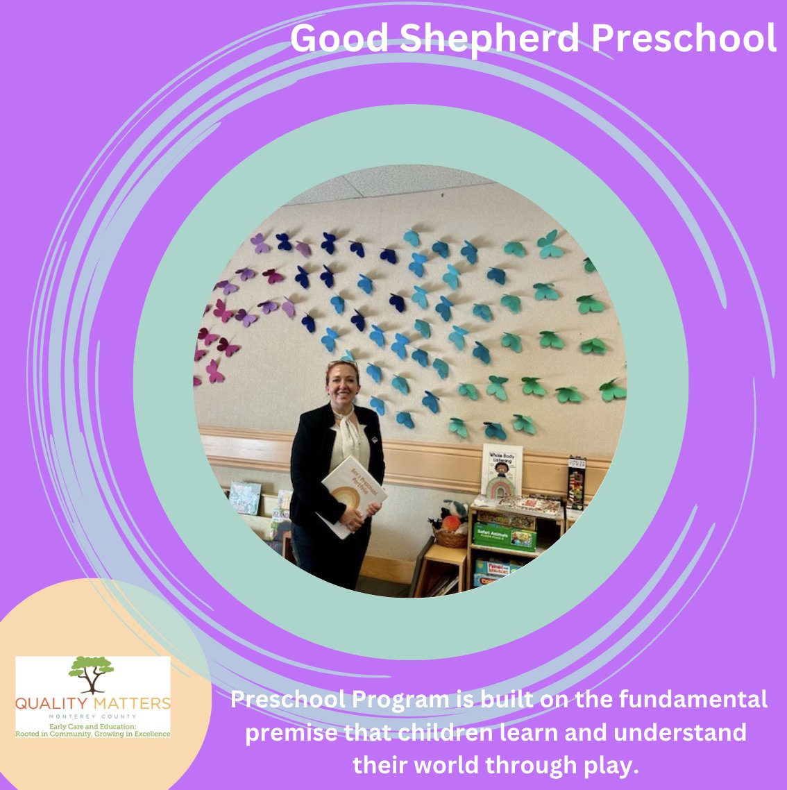 💫GS Preschool is committed to creating a play-based learning environment infused with #wonder, #awe, and #joy! Thank you, Rachel Cruz, Director and ECE Team, for being Quality Matters partners!