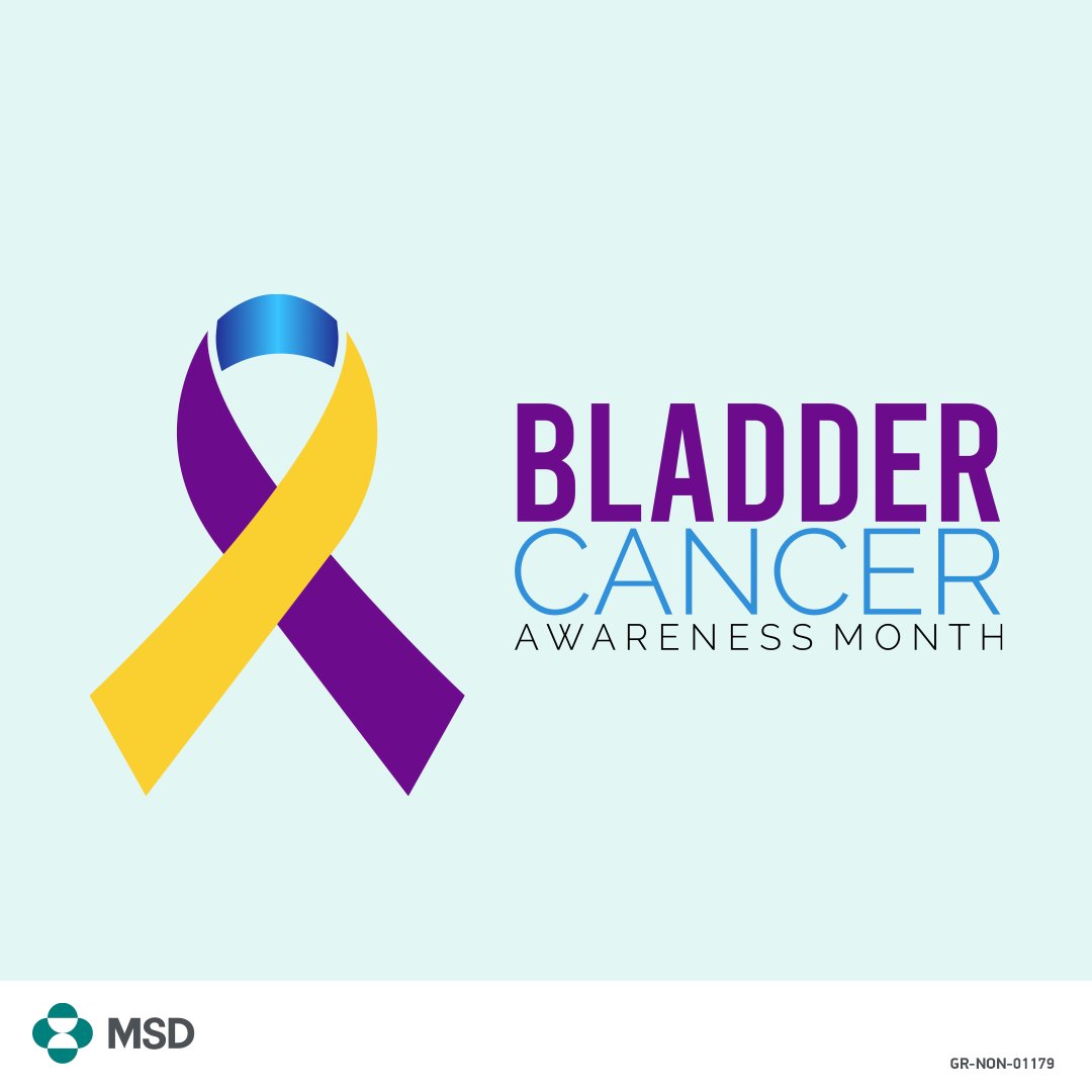 Μήνας Ευαισθητοποίησης για τον Καρκίνο Ουροδόχου Κύστης ο Μάιος. Στην Ελλάδα το 2022 σύμφωνα με τον IARC αναφέρθηκαν 5.122 νέες διαγνωσεις. Στην MSD δεσμευόμαστε να συνεχίσουμε να ανακαλύπτουμε καινοτόμες θεραπείες που βελτιώνουν τη ζωή των ασθενών με καρκίνο ουροδόχου κύστης.