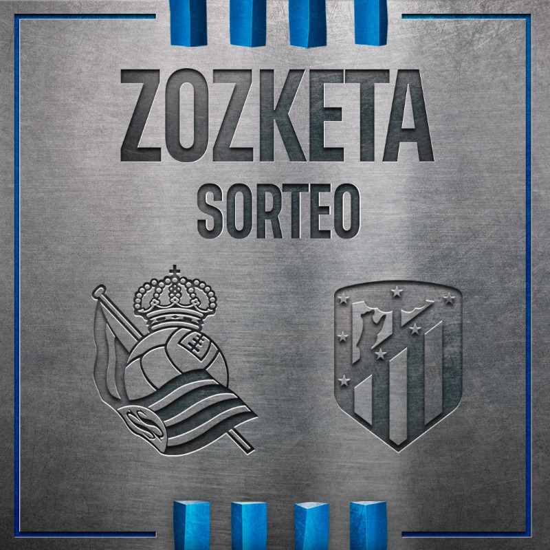 RealSociedad's tweet photo. 💥 𝗦𝗢𝗥𝗧𝗘𝗢 💥

¡Sorteamos DOS ENTRADAS para el partido ante el Atlético de Madrid (25 de mayo, 16:15) entre todos los que hagáis RT a este tuit!

#RealSociedadAtleti