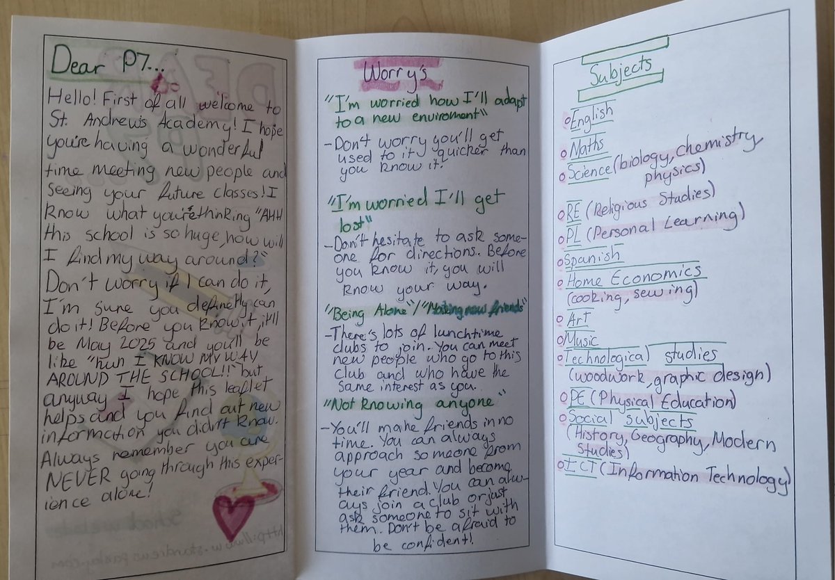 St Andrew's Academy Personal Learning tweet media