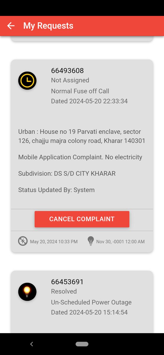 pankajmanhas's tweet photo. @AamAadmiParty ,@AnmolGaganMann ,@AAPPunjab @AAPHarbhajan ... Sir situation in kharar electricity whole night there was no electricity and today morning same situation ...till.time of post ....very pathetic. Situation kindly take necessary steps https://t.co/g0CCedKsrc