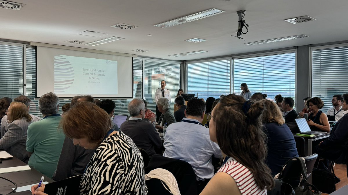 GliderPLOCAN's tweet photo. @EuroGOOS General Assembly 2024 kicked off this morning at @MarinhaPT #Lisboa to review current status &amp; agree on future commitments and goals between delegates #EOOS #OceanObserving #OceanTech @EMSOeu @Groom2RI #GliderTaskTeam #ICTSNews @agenciaiisi @plocan https://t.co/z5qBVTrZKK