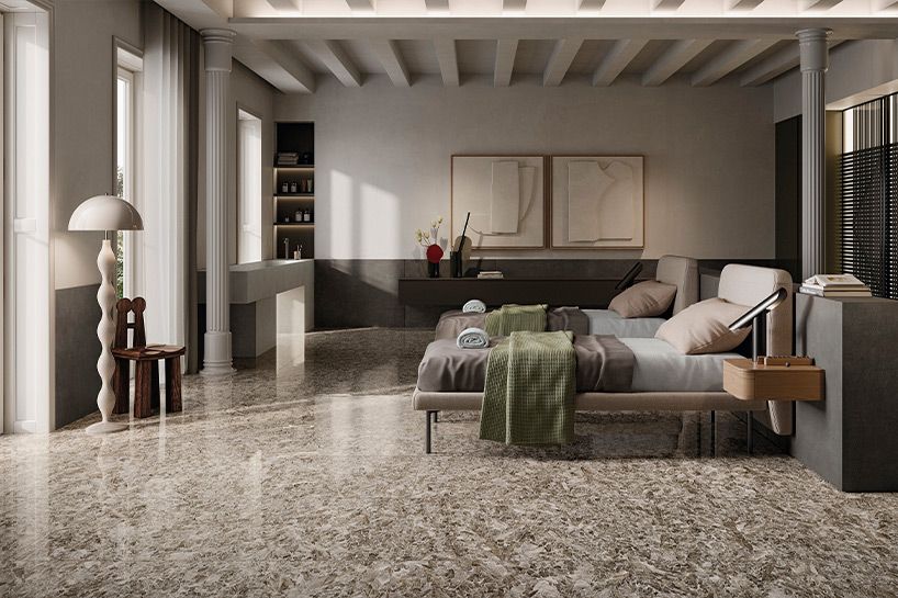 inspired by the moonstone, @FiandreSurfaces introduces selenite maximum, a series of sustainably crafted ceramic surfaces with a silvery shimmer buff.ly/4athJqM