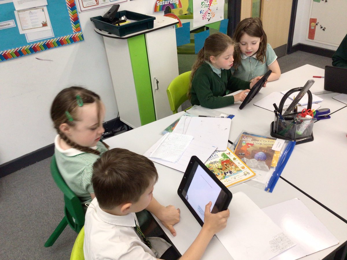 GRPAPlane's tweet photo. Today we have been enjoying our reading skills using the books on our iPads. https://t.co/jCN9pKKqoz