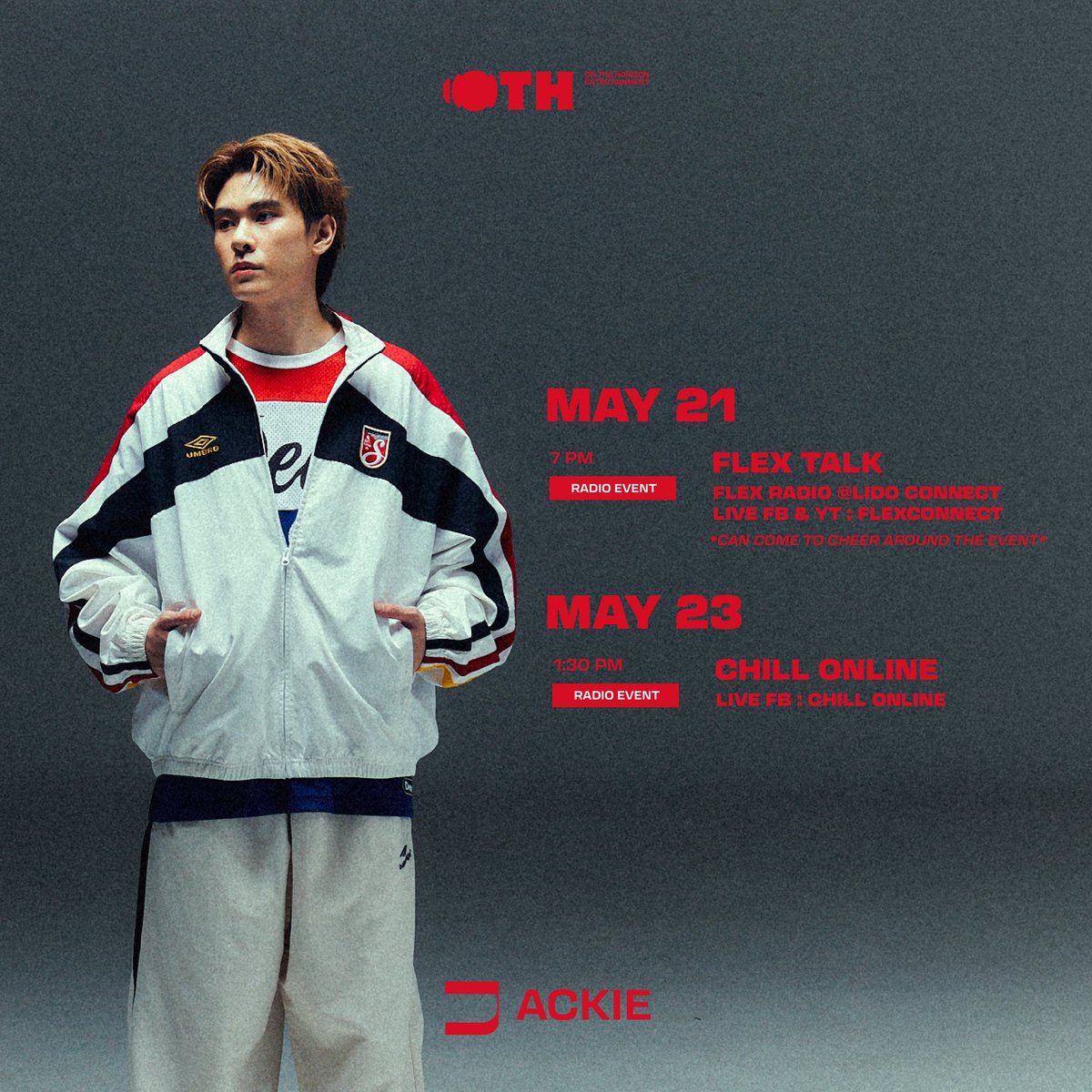Updated Jackie's MAY Schedule! Come and send a lot of support to JACKIE on the following dates and times 🥰🌻 #Jackie_SUNSHINE #EP01_WHOIFOUND #JackieJackrin #OTH_Ent #OnTheHorizon