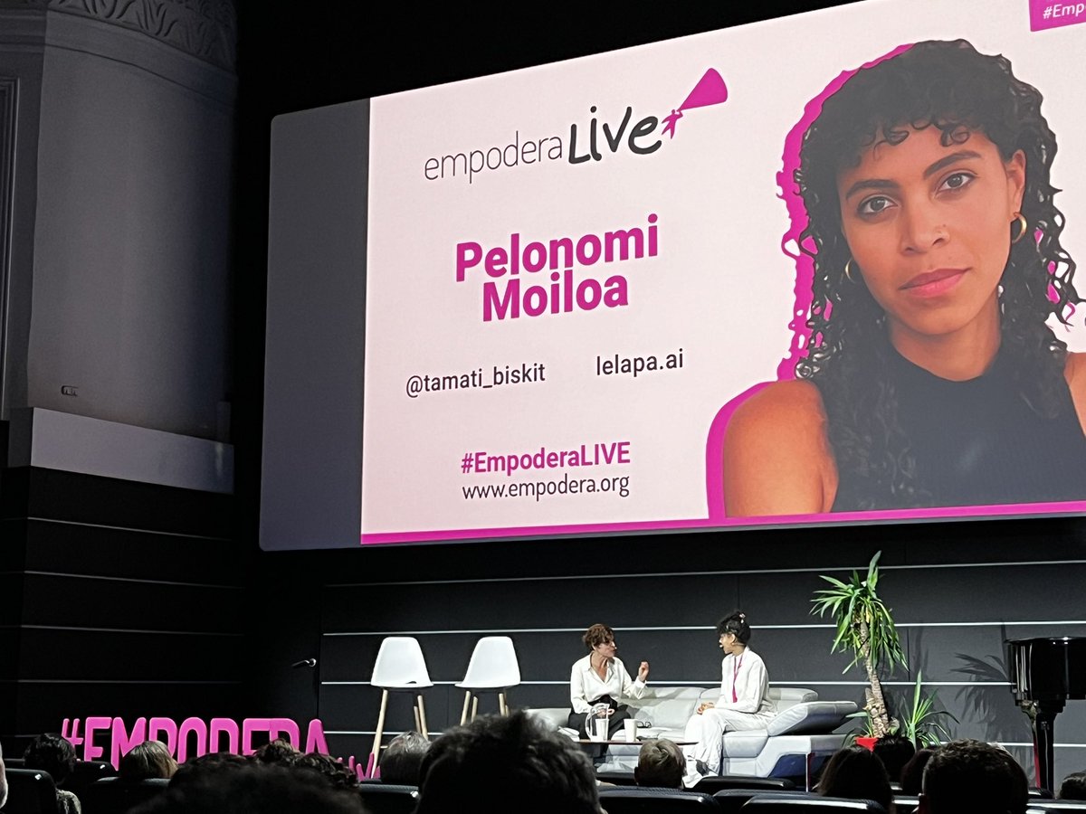 #EmpoderaLIVE un año más acercando a la ciudadanía la tecnología más innovadora al servicio del cambio social, como <a href="/tamati_biskit/">Pelonomi Moiloa</a> y su agencia lelapa.ai