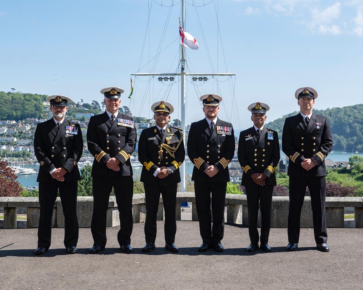 In a significant step bolstering 🇮🇳-🇬🇧 Defence Cooperation - Lt Cdr N Dinesh Anand, #IndianNavy, joins Britannia Royal Naval College, Dartmouth as Divisional Training Officer. As the first Indian Instructor at the premier U.K. training establishment, the officer would play a