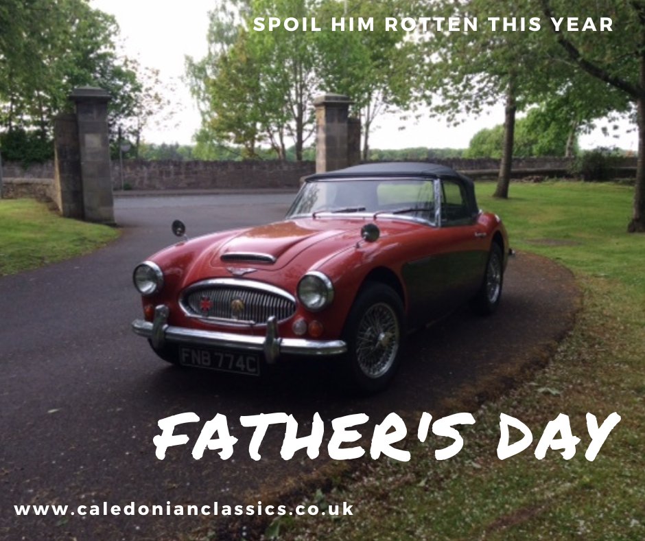 Is Dad living the dream? He could be with a #Fathersday gift voucher or booking with caledonianclassics.co.uk