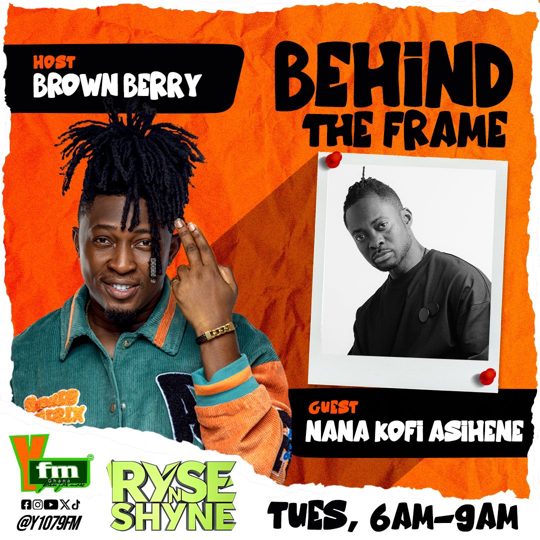 We have @Nanaasihene in the studio chopping it up with @iambrownberry right now!! Tune in with your questions ready!

#BehindTheFrame
#RyseNShYne