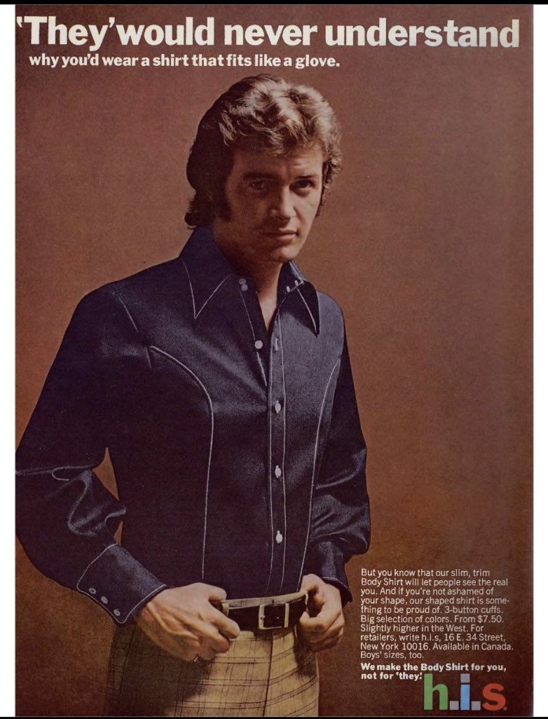 They would never understand… #1970s #mensfashion #menswear