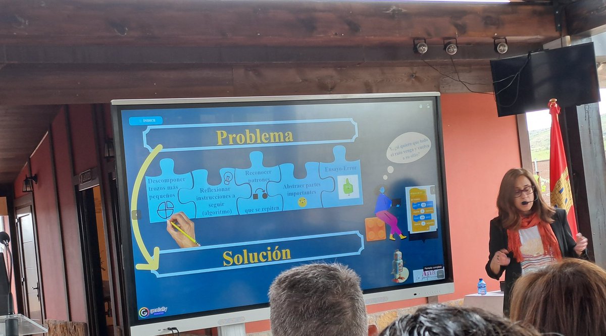 CEPA El Camino (Almazán) (@cepaelcamino) on Twitter photo Nuestra Directora y Coordinadora TIC <a href="/mpatriciaizqvel/">Patricia Izqdo</a> se encuentra en la III Jornada TIC en #BurgodeOsma.
Pensamiento Computacional 🤔 💻y Robótica 🤖 de la mano de Ana Belén Collado, Mentora Digital del <a href="/CFIE_PALENCIA/">CFIE_PALENCIA</a>
<a href="/educacyl/">Educación JCyL</a> <a href="/MMCCSoria/">Maestros Colaboradores CFIE Soria</a> <a href="/CDE_Soria/">CDE_Soria</a> <a href="/CFIEdeSoria/">CFIE de Soria</a> Nuestra Directora y Coordinadora TIC <a href="/mpatriciaizqvel/">Patricia Izqdo</a> se encuentra en la III Jornada TIC en #BurgodeOsma.
Pensamiento Computacional 🤔 💻y Robótica 🤖 de la mano de Ana Belén Collado, Mentora Digital del <a href="/CFIE_PALENCIA/">CFIE_PALENCIA</a>
<a href="/educacyl/">Educación JCyL</a> <a href="/MMCCSoria/">Maestros Colaboradores CFIE Soria</a> <a href="/CDE_Soria/">CDE_Soria</a> <a href="/CFIEdeSoria/">CFIE de Soria</a>