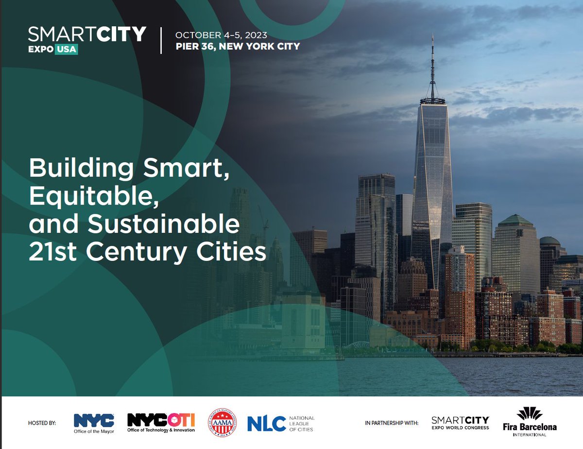#SCEUSA24 is almost here! 🍎🇺🇸 The biggest names in smart city technology are convening in our #NYC spin-off event! 📍May 22-23 | Pier 36, Manhattan + Register here: loom.ly/FahnHk0 + Or, follow along with @SmartCityExpoUS for live updates!