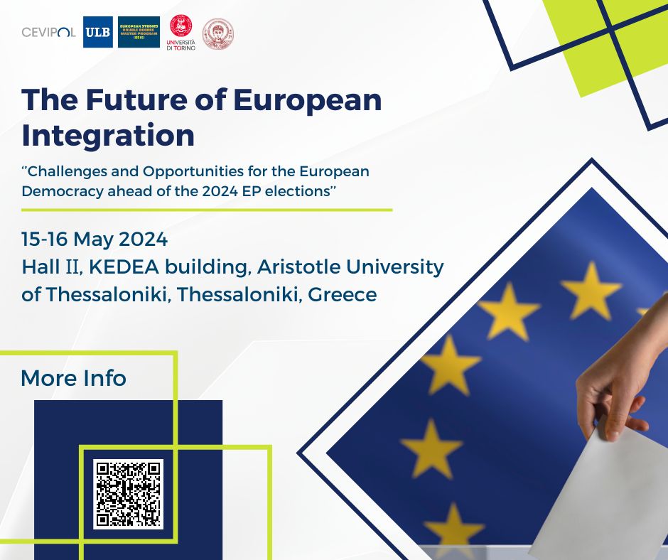 🌍 Exciting times! Last week, our researcher @AndreinaHdz98 presented the InDeComply project at 'The Future of European Integration' conference in the Aristotle University of Thessaloniki. We are proud to contribute to strengthening EU democracy ahead of the 2024 EP elections! 🇪🇺