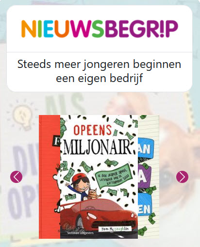 Meer weten, lekker lezen..? Bij het onderwerp van @Nieuwsbegrip: Steeds meer jongeren beginnen een eigen bedrijf, vind je op de portal van schoolWise, in Mijn Nieuwsbegrip en op jeugdbieb.nl/nieuwsbegrip een fijne leeslijst. #bibliotheken #lezen