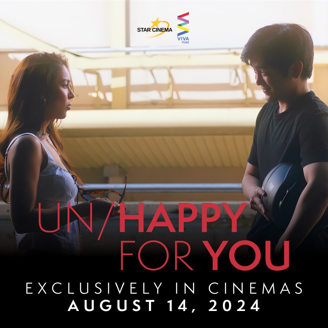 LOOK: Comeback movie nina Joshua Garcia at Julia Barretto na ‘Unhappy for You’, ipapapalabas na sa sinehan ngayong August 14, 2024!