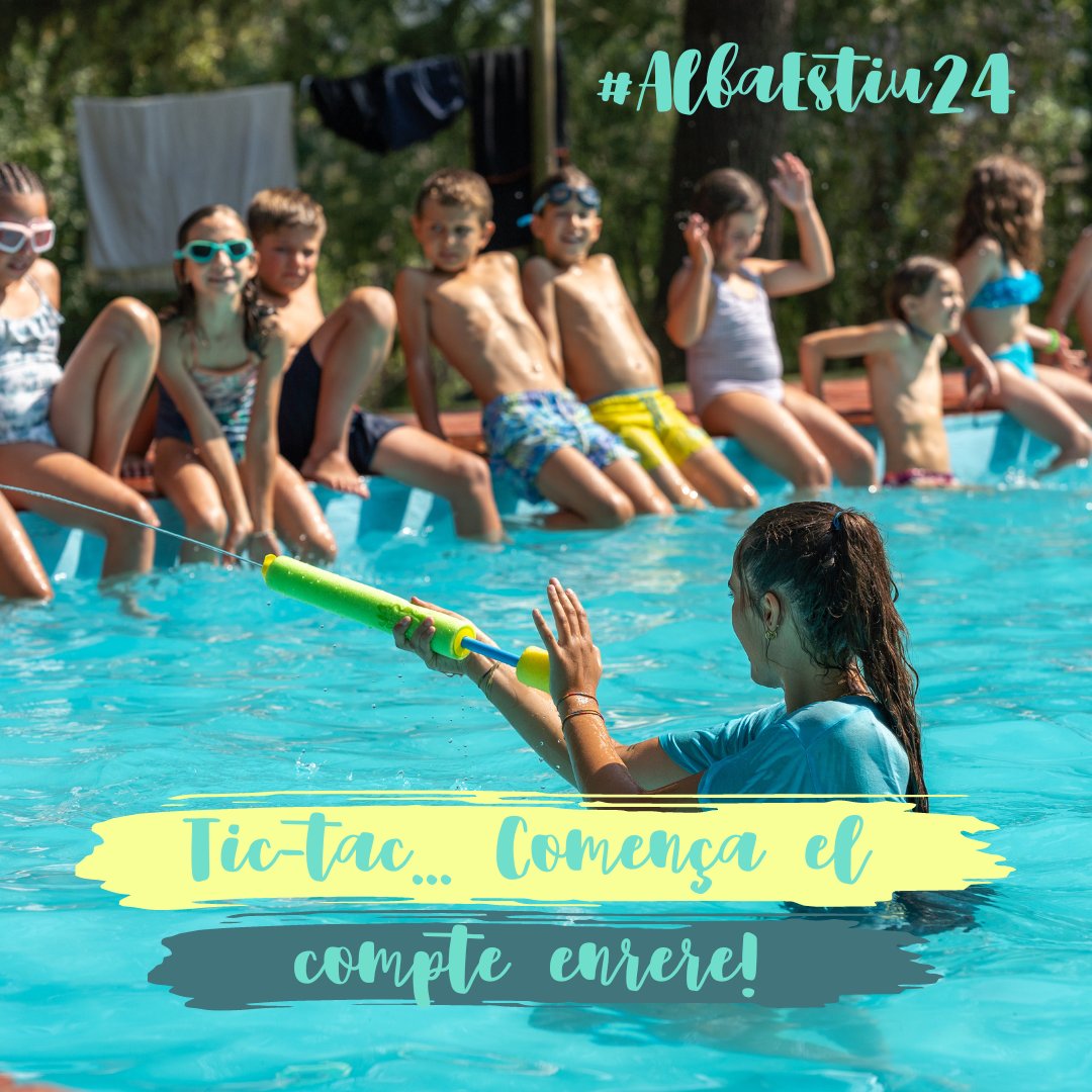 AlbaColonies's tweet image. 🌞🏕️ El compte enrere ha començat! 🌟

Queda menys de mes i mig perquè comenci l'aventura de l'estiu! 🌿 Estàs a punt per viure moments inoblidables? 🌈

No et quedis sense la teva plaça i prepara't per gaudir d'un estiu èpic! 🚀✨

#albaestiu2024 #colòniesdestiu #masgircós