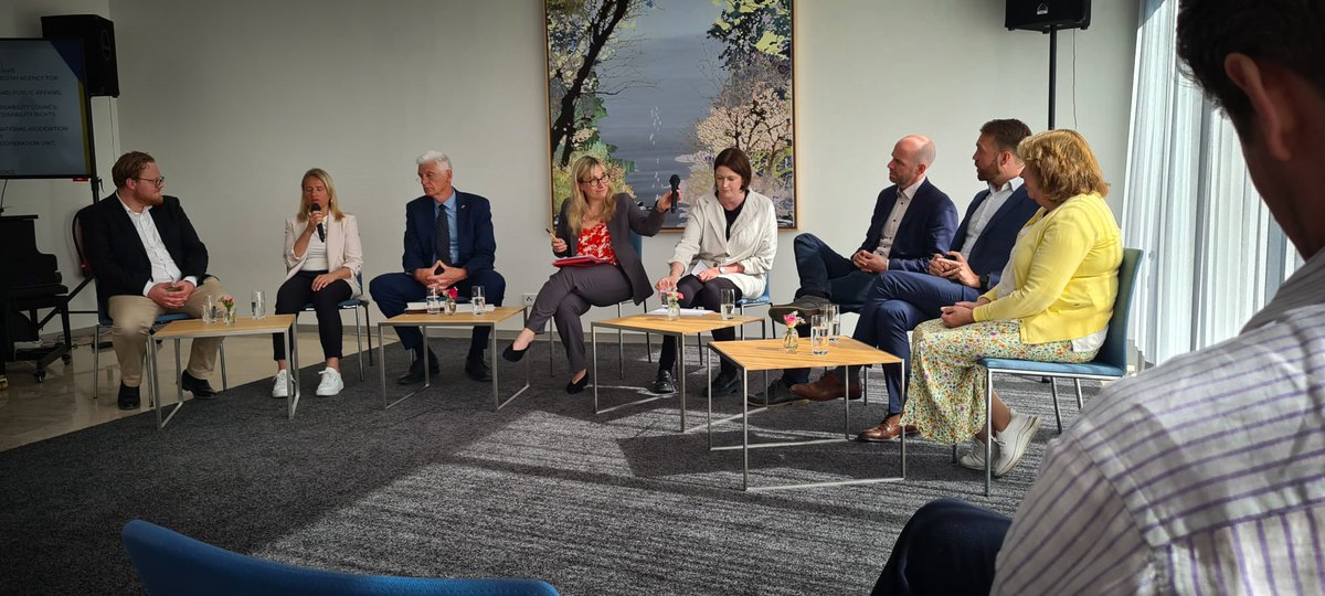 Integrating people with disabilities into the labour market is a crucial task for a social state. Today we learn more at the <a href="/TyskaAmbassaden/">Tyska Ambassaden</a> on the topic and our director Kristina Birke Daniels is moderating the day.