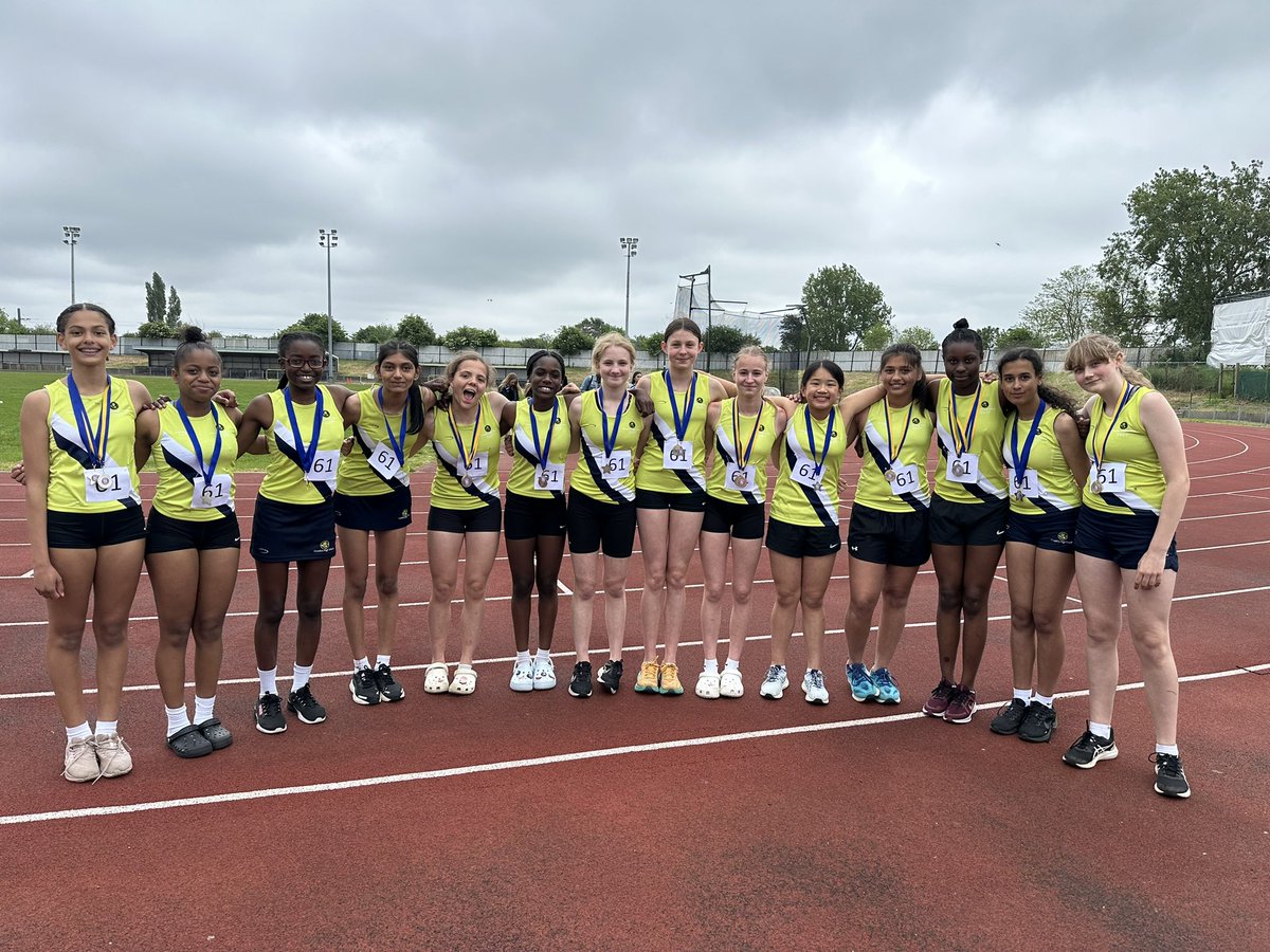 🎉YEAR 8 CROYDON SCHOOLS’ ATHLETICS TEAM CHAMPIONS @CroydonHigh 🎉🏆