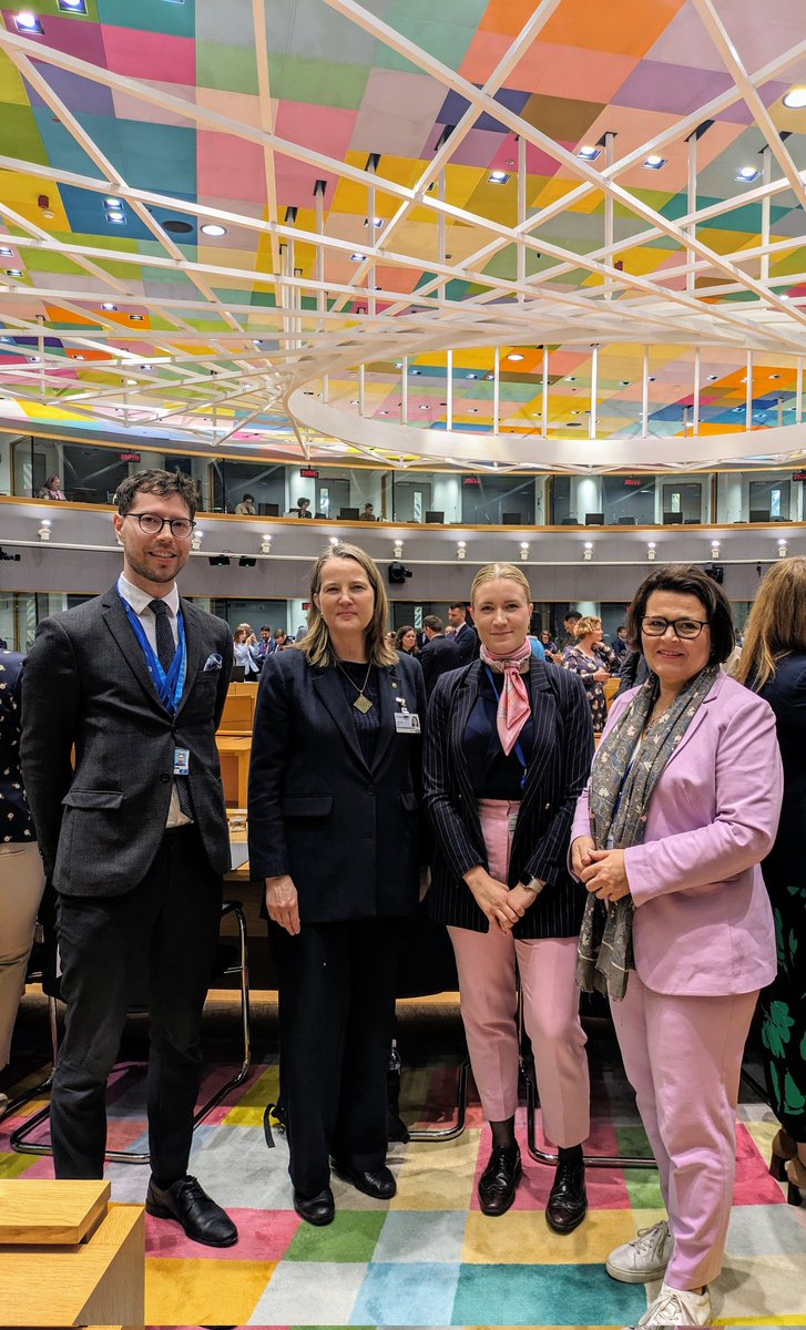 #TTE Telecommunications Council is currently gathering. Secretary of State Marjo Lindgren is representing 🇫🇮 Agenda👇 🔹Implementation of the legislation in the digital field 🔹Conclusions on the future of 🇪🇺's digital policy & cybersecurity 🔹Promotion of digital skills