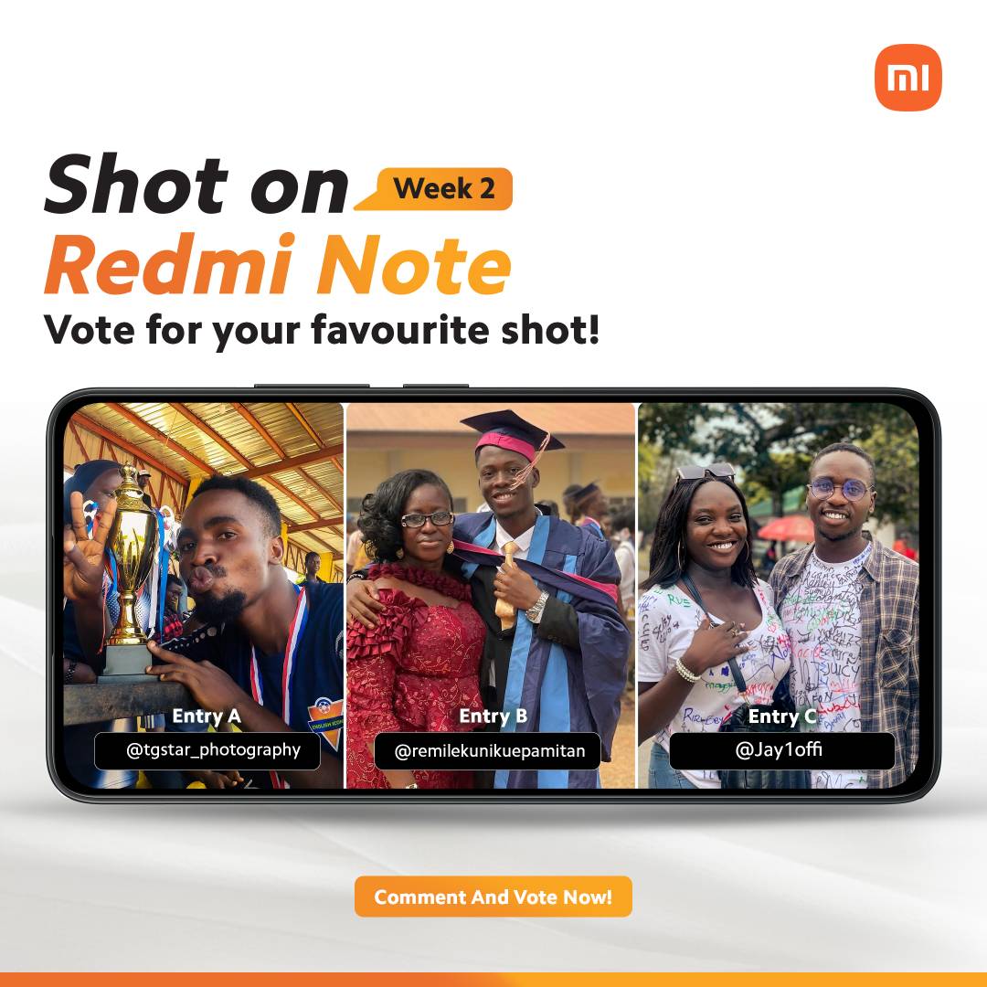 Xiaomi fans, It's time to choose! We've selected the top 3 #IconicMoment shots for the #ShotOnRedmiNote, #EveryShotIconic campaign. 

Which one gets your vote? The highest vote wins the prize!

#ShotOnRedmiNote 
#EveryShotIconic